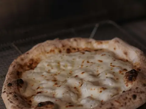 Pizza Dama bianca (foto indicativa)